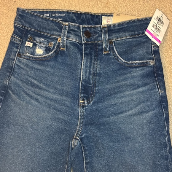 NWT Ag Ed Saige Jeans high rise Straight 23 - Picture 4 of 8